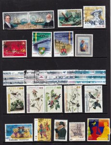 Canada 2004 - Used group of 39 Stamps- singles- sets - 2 scans