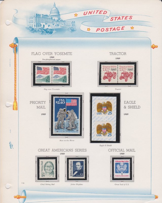 United States of America Postal Stamps