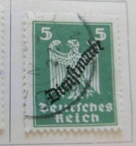 A8P50F137 Deutsches Reich Germany 1924 5pf fine used stamp-