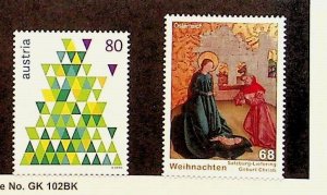 AUSTRIA Sc 2588-91 NH ISSUE OF 2015 - CHRISTMAS - (JS23)