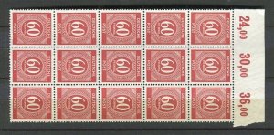 GERMANY; BERLIN RUSSIAN ZONE 1946-48 issue fine MINT MNH LARGE BLOCK