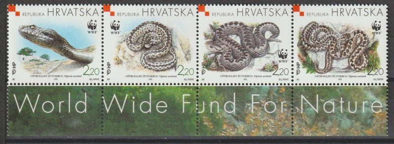 CROATIA 1999 WWF SG 581/4 MNH