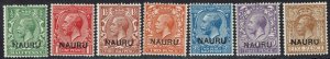 NAURU 1916 KGV RANGE TO 5D