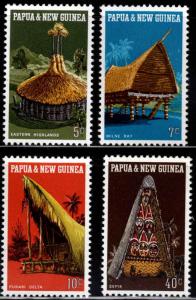 PNG Papua New Guinea Scott 319-322 MNH** set