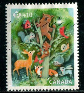 B30 Canada (92c + 10c) Tree & Wildlife SA,  used