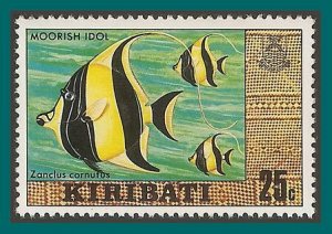 Kiribati 1979 Definitive Moorish Idol Fish, 25c MNH #335,SG94