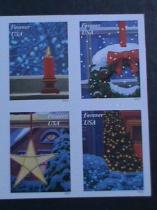 ​UNITED STATES- HOLIDAY WINDOWS-CHRISTMAS MNH BOOKLET OF 20 FOREVER STAMPS VF