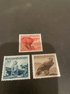 Liechtenstein sc 223-225 MNH comp set