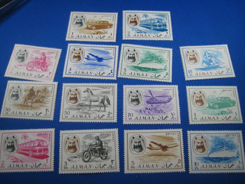 AJMAN - MINKUS # 99-112   MNH   (APS A-19)