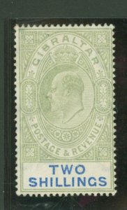 Gibraltar #59a Unused Single