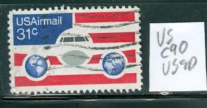 US #C90 used 