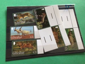 Gibraltar 2012 mint never hinged Endangered Animals stamps  set A15381