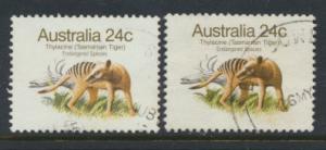 Australia SG 788 and 788b  pair Used  see further details