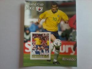 ISLAND OF FREEDOM SHEET WORLD CUP 2002 SOCCER FOOTBALL SPORT