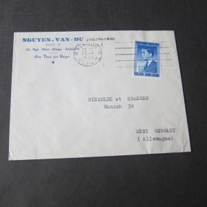 Vietnam 1958 cover to German OurStock#42791