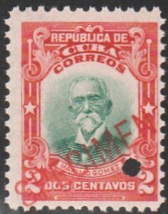 1910  Cuba Stamps Sc 240 Maximo Gomez Specimen  MNH