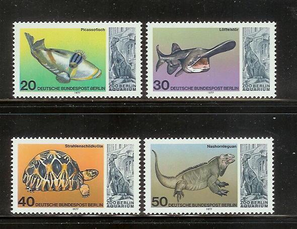 Germany Berlin 9N411-9N414 Set MNH Marine Animals (D)