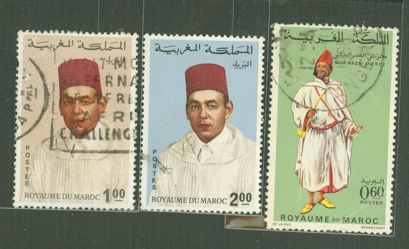 Morocco #185/186/203  Multiple