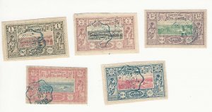 Somali Coast, Postage Stamp, #6-7, 12-13, 16 Used, 1894-1902 Nice Cancel, JFZ