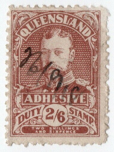 (I.B) Australia - Queensland Revenue : Adhesive Duty 2/6d