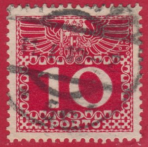 Austria - 1908 - Scott #J38 - used - Numeral