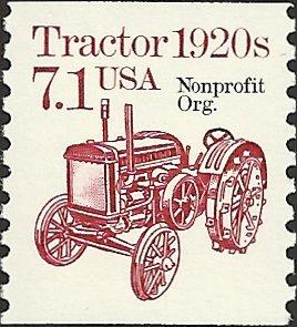 # 2127a MINT NEVER HINGED PRE-CANS. TRACTOR