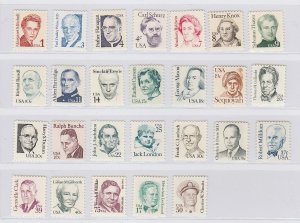 26 MNH Asssorted Great Americans