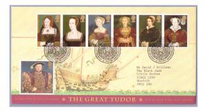 GB FDC 1997  \The Great Tudor\ Bureau