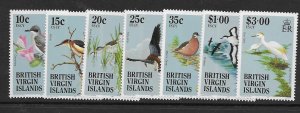 Brit Virgin Island  494a - 507a  set   7  VF NH