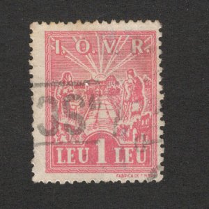 ROMANIA - USED Post tax stamps I.O.V.R. - 1948.