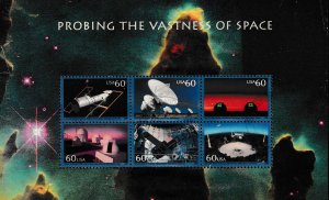 United States 2000 Space Exploration Scott 3409-3413 (5) Holigrams VF/USED