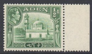 Aden Scott 16 - SG16, 1939 George VI 1/2a MH*