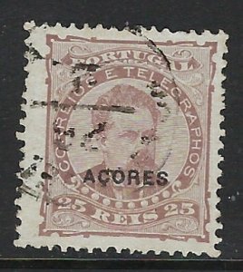 Azores 50 Used 1882 issue (fe3128)