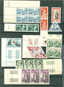 MONACO LOT of 21...MNH...
