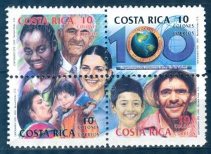 Costa Rica 2002 Pan American Organisation OPS 100 Years Mi 1563/6 MNH