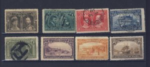 8x Canada 1908 Quebec Stamp Set;  #96 to #103 -20c M&U Guide Value = $580.00