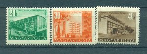 Hungary sc# 962-967 mh & used cat value $2.90