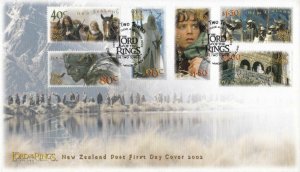 New Zealand The Lord Of The Rings Two Towers 2002 Movie LOTR Middle Earth (FDC)