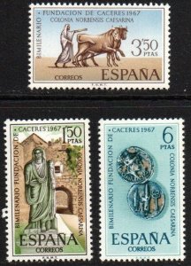Spain Sc #1497-1499 MNH