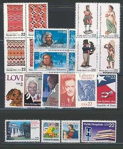 YS1986 - 1986 Commemorative Stamp Year Set - Mystic Stamp Company