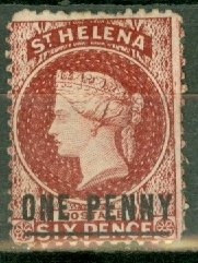 BV: St Helena 12 unused no gum CV $140