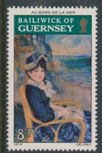 Guernsey SG 120  SC# 117  Renoir Paintings Art Mint Never Hinged see scan 