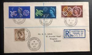 1961 Kingston upon Thames London England First Day Cover Europa FDC