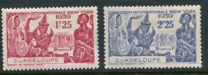 Guadeloupe #155-6 Mint