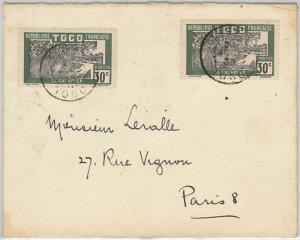 TOGO -  POSTAL HISTORY: COVER to FRANCE 1935