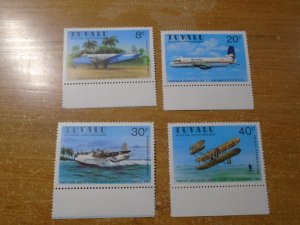 Tuvalu  #   142-45  MNH