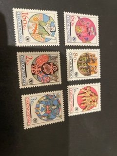 Czechoslovakia sc 1785-1790 MH comp set