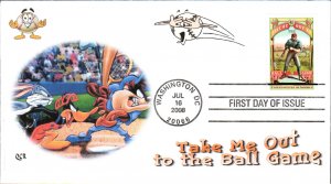 #4341 Take Me Out to the Ballgame QCR FDC