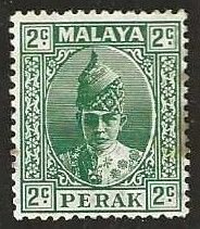 Perak  Sc.  85,  mint, hinged, small stain at edge. 1939.  (P363)