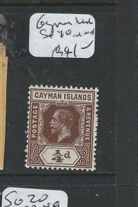 CAYMAN ISLANDS  (P1807B) KGV 1/4D  SG 70  MNH